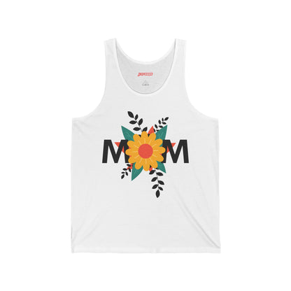 Floral Mom Jersey Tank