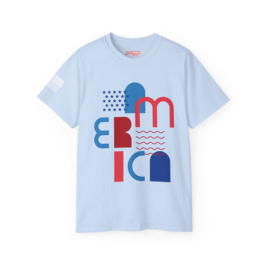 America Geometric T-shirt